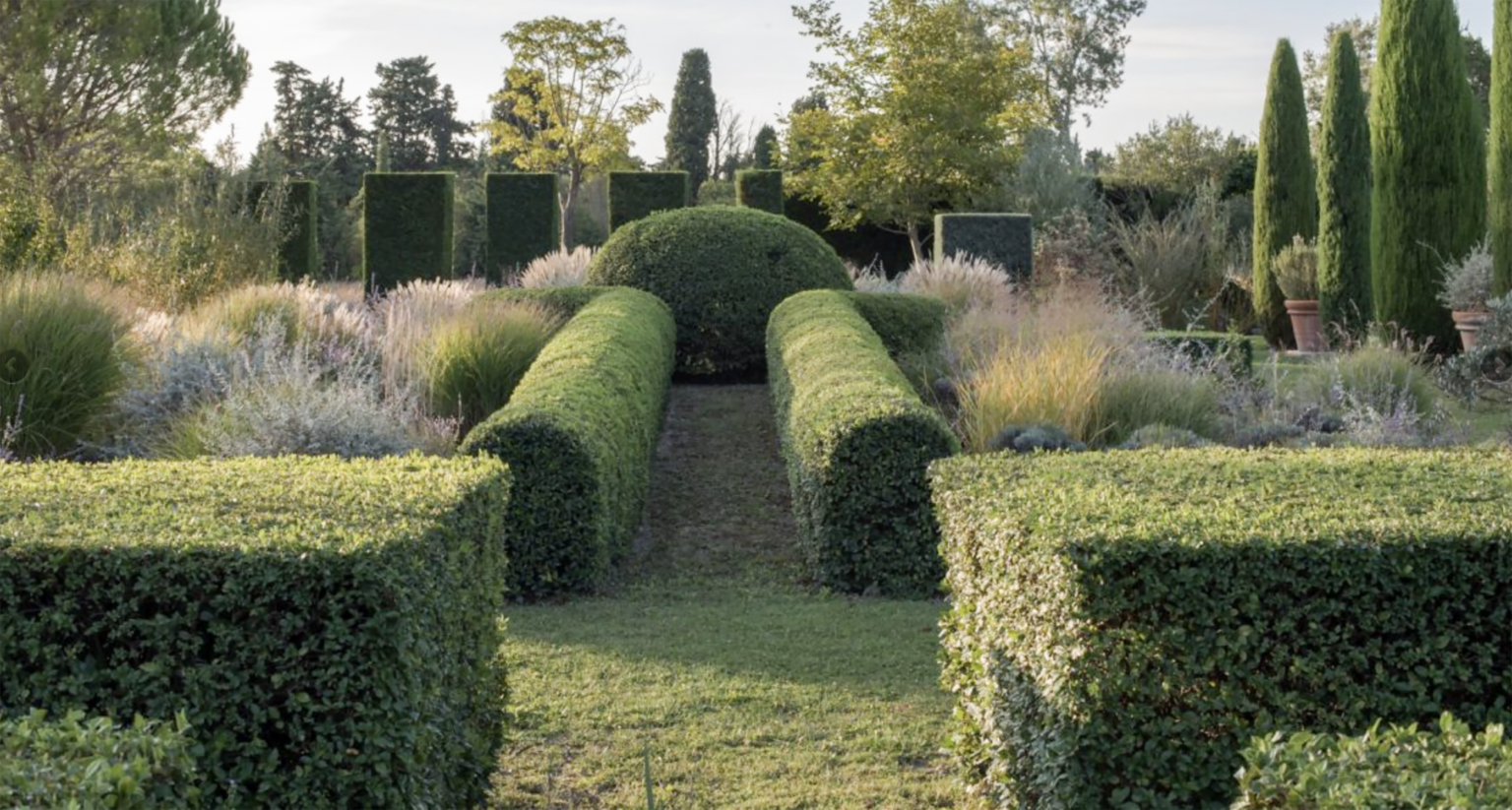 Formal Garden at Les Confines