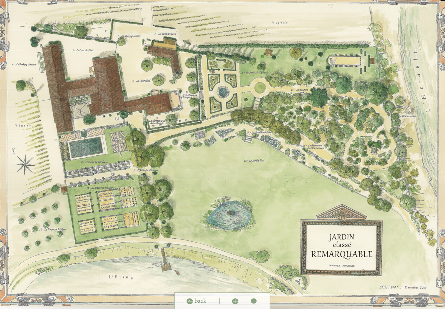 DOMINIQUE LAFOURCADE GARDEN DRAWING