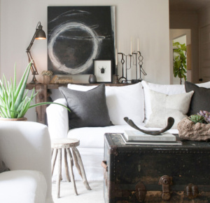 sean anderson black and white living space