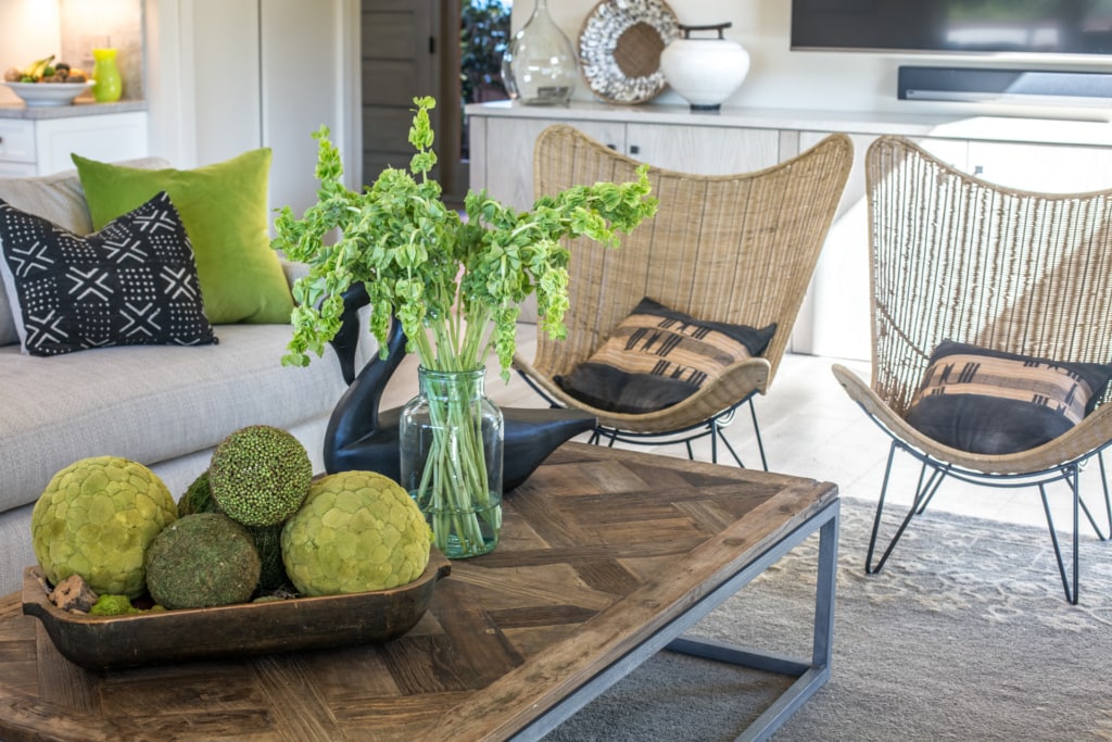 coffee table styling in all green | Fresh Coffee Table Decor Ideas to Welcome Spring