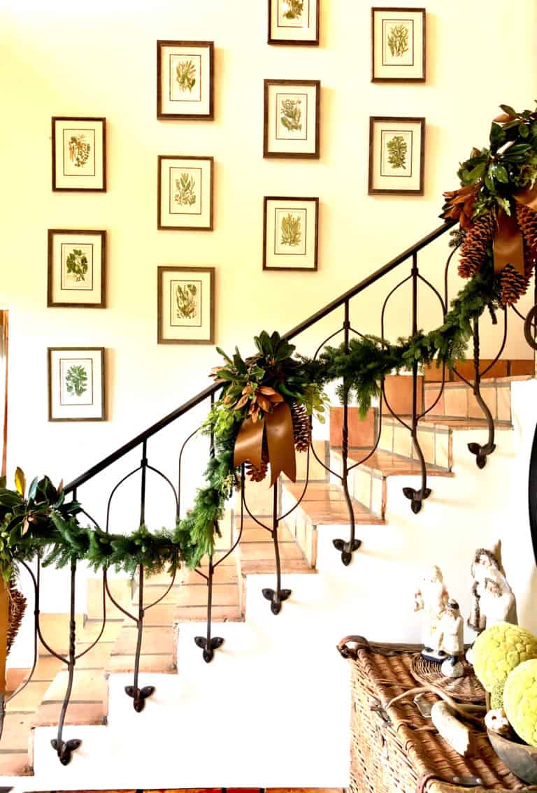 christmas home tour with decorations inspired by nature