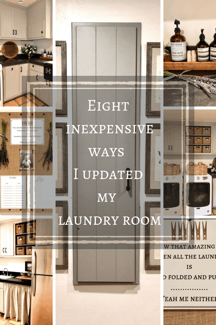 eight inexpensive ways I updated my laundry room