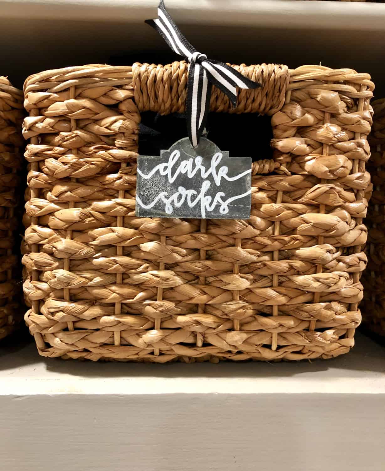 laundry basket storage