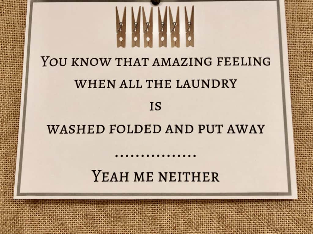 laundry sign