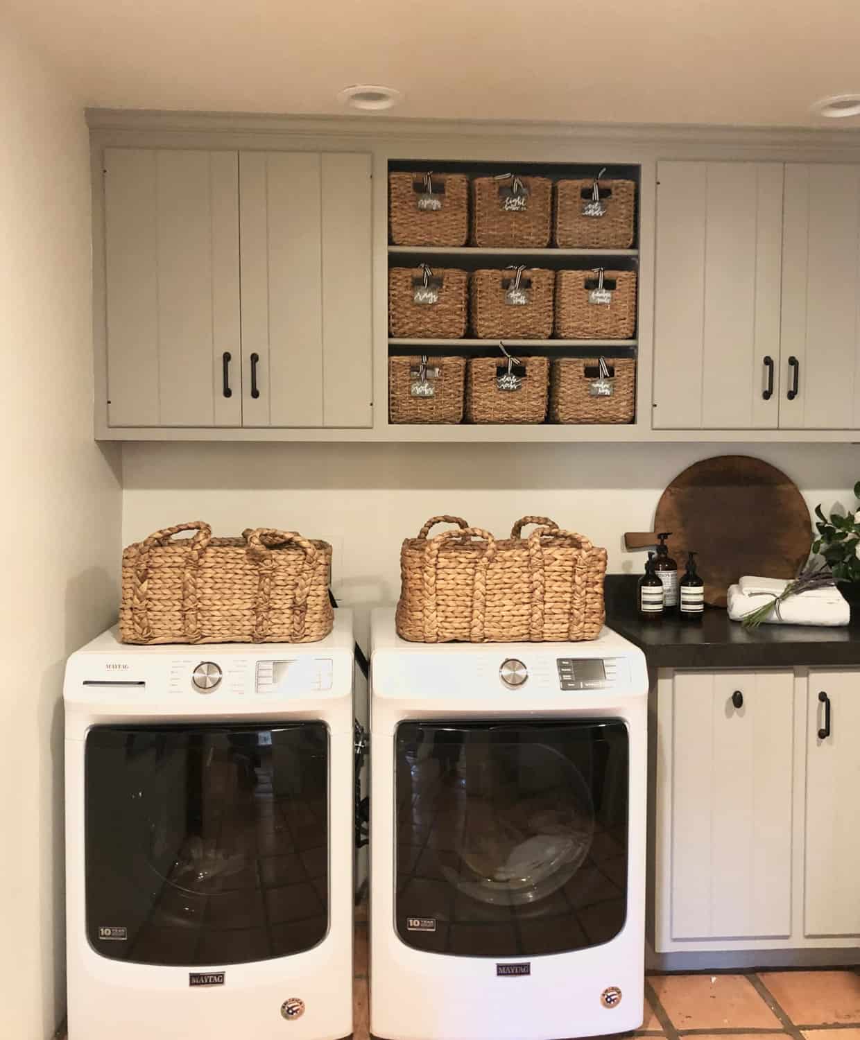 laundry room basket bins