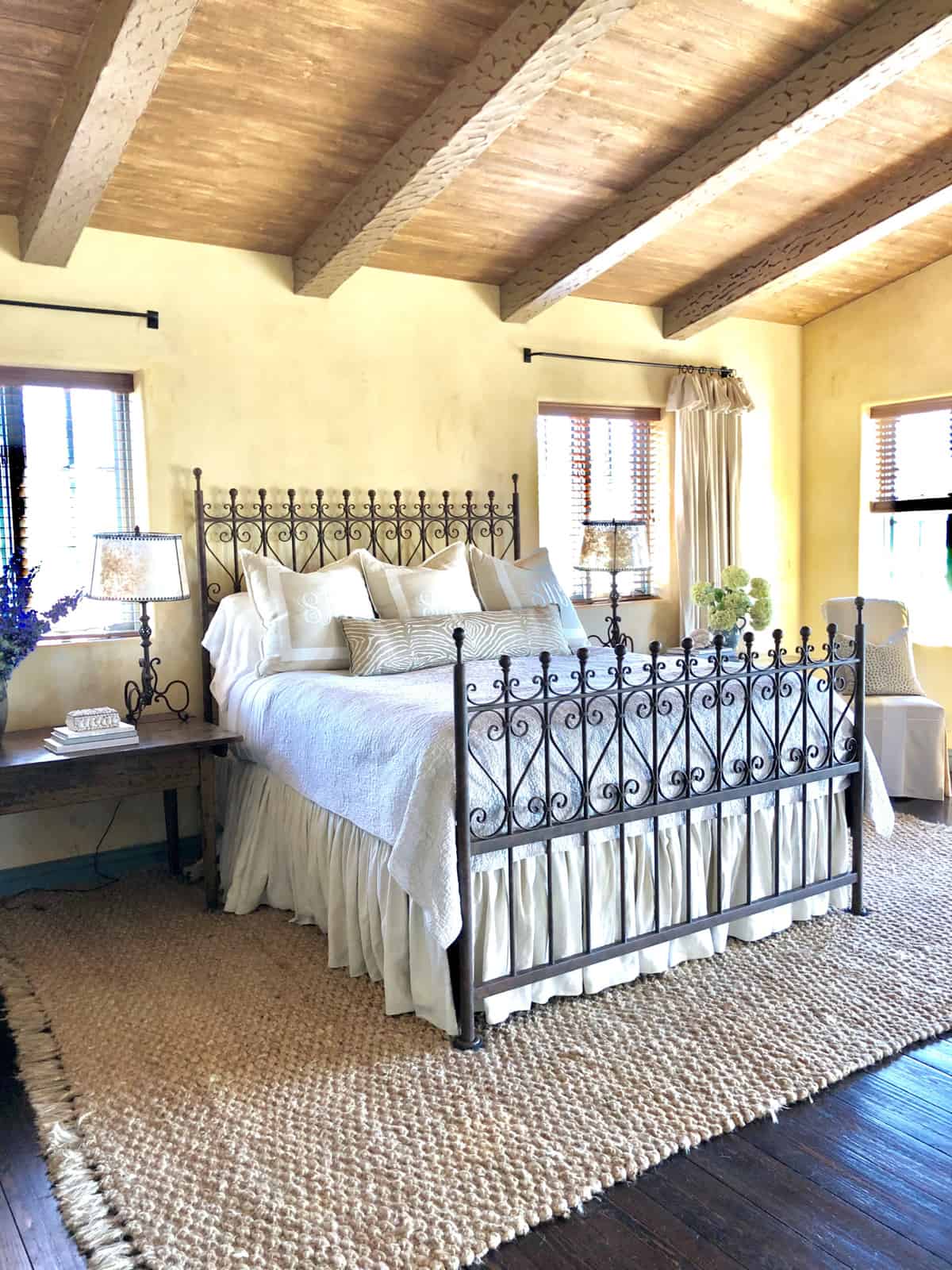 master bed hand wrought iron