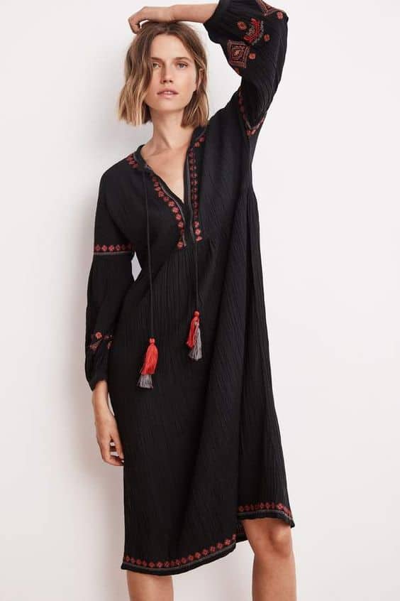 etta embroidered dress