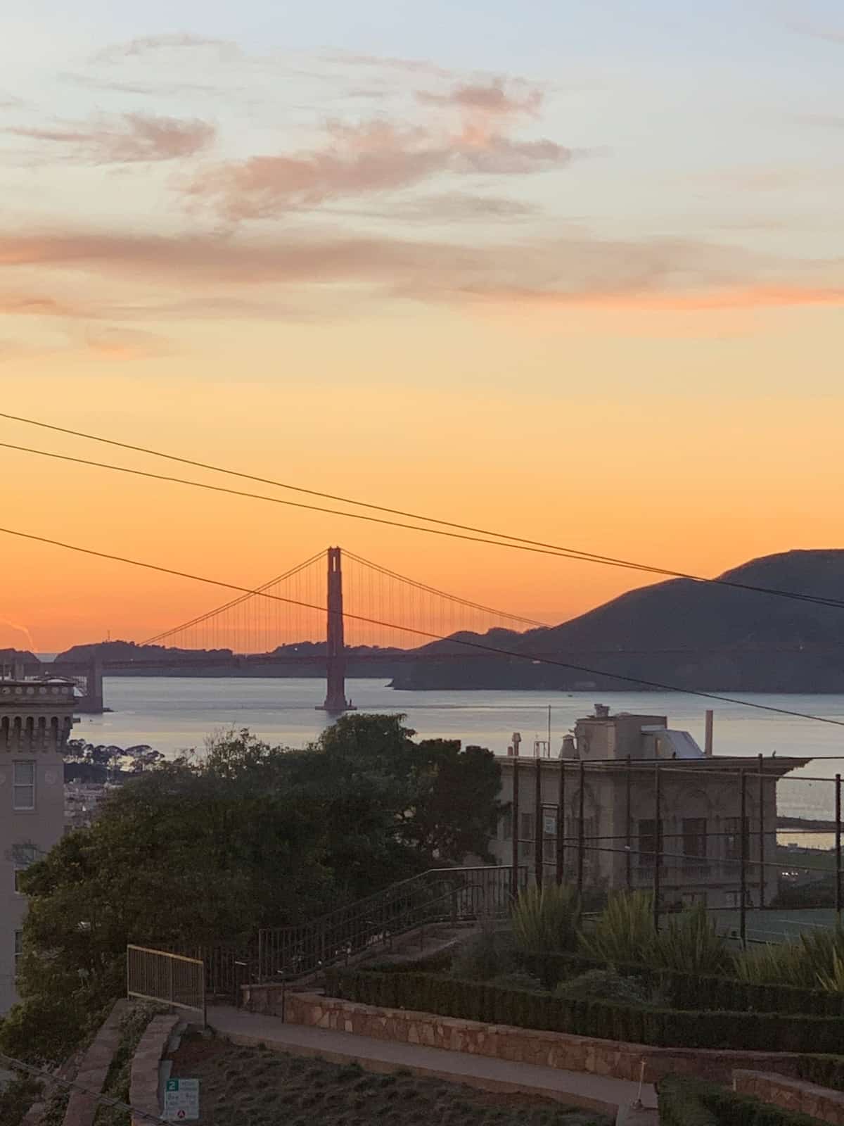 Sunset from Kitchen of Mary Ann's apartment