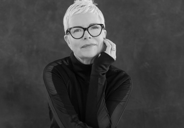 liz barlak in black and white