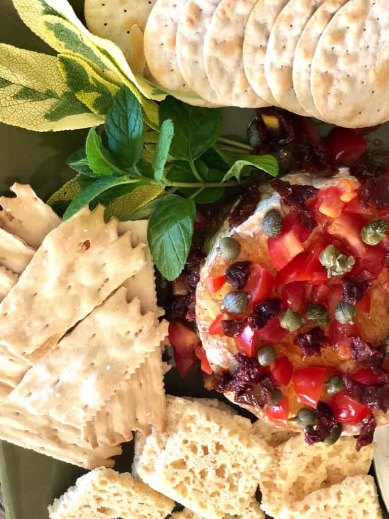 Three Tomato Brie Appetizer