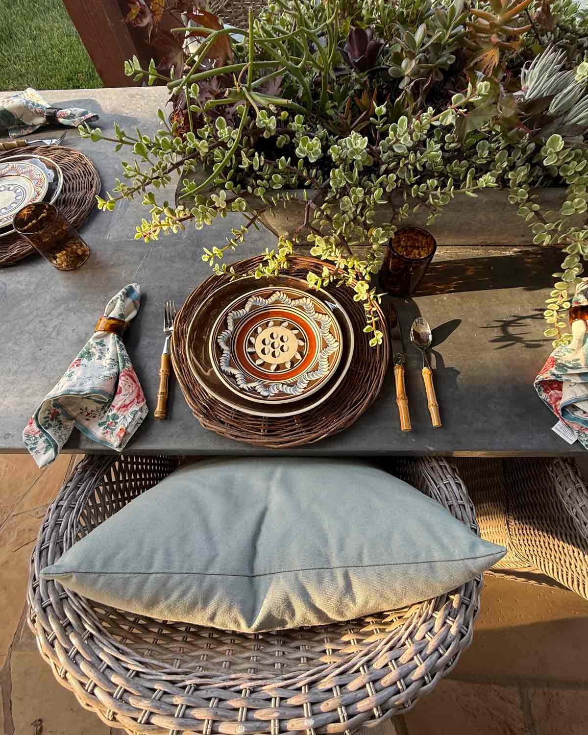 Tory Burch Mochaware Table Setting-Cindy Hattersley