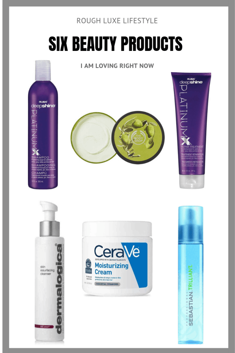 six beauty products