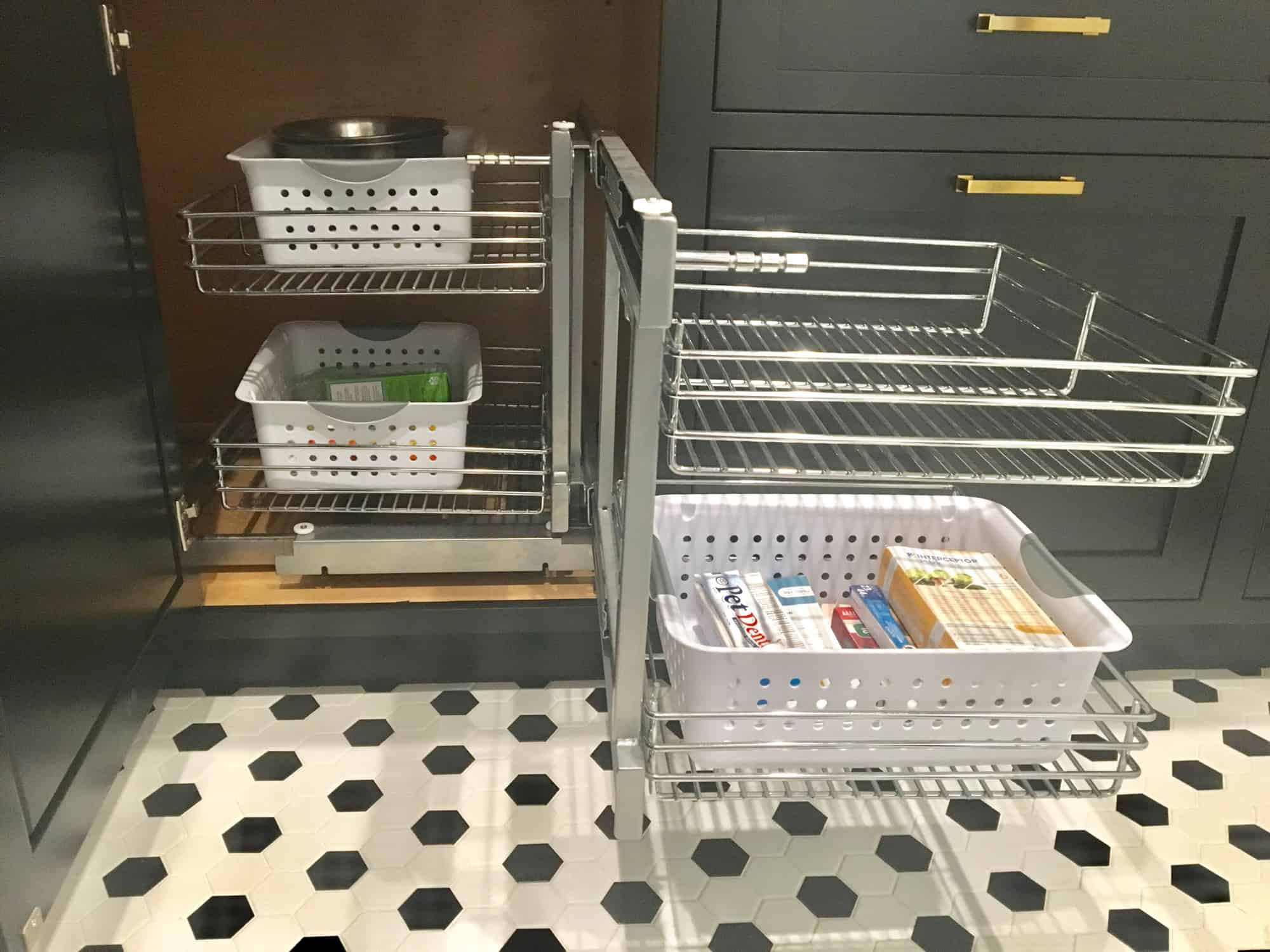 corner storage unit for small laundry room