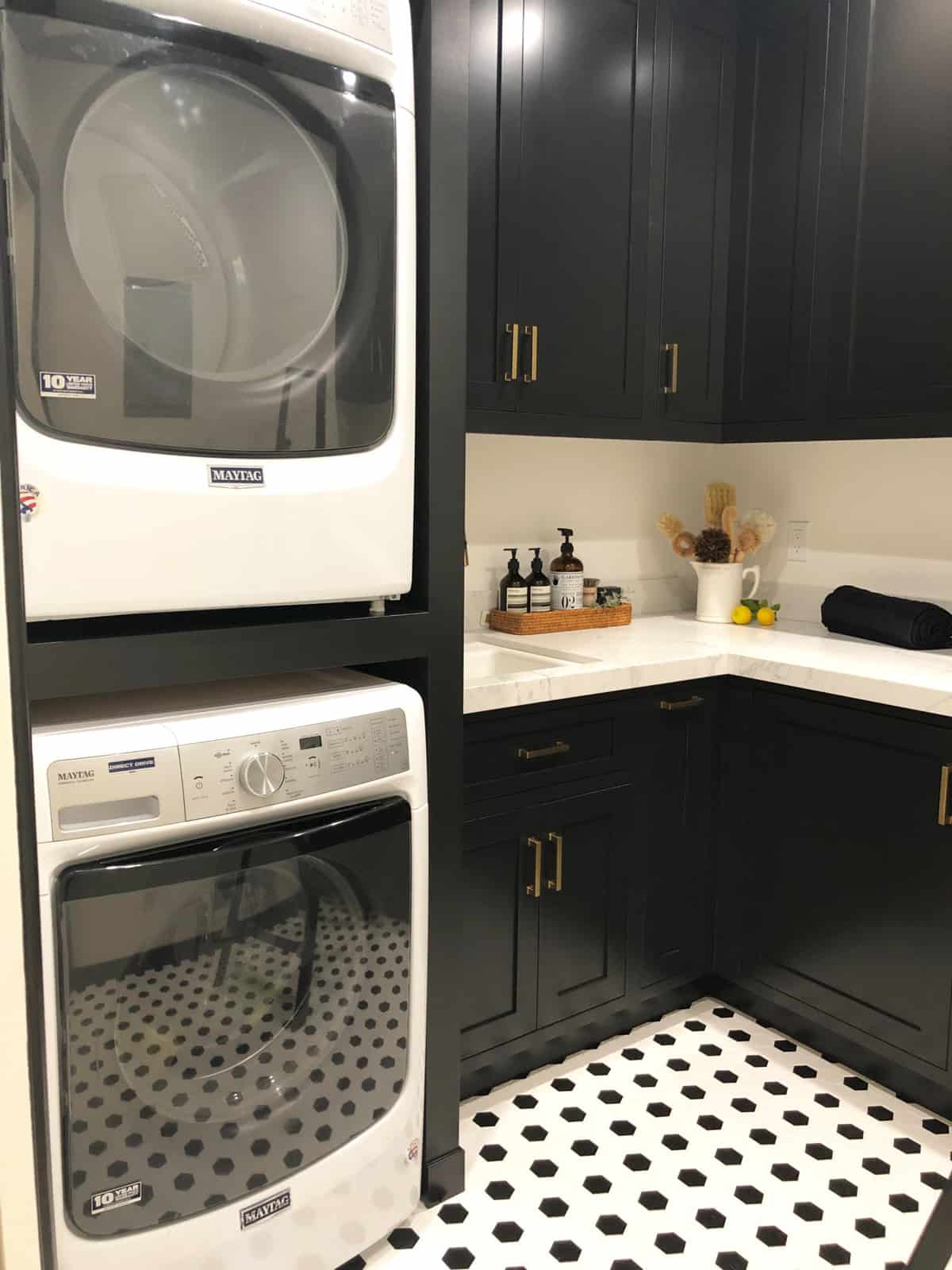 small laundry room