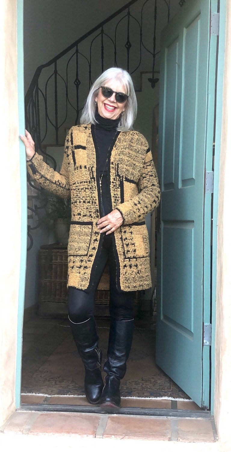 Peruvian Connection Sweater with leggings & boots