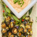 brussel sprouts with chipotle sauce