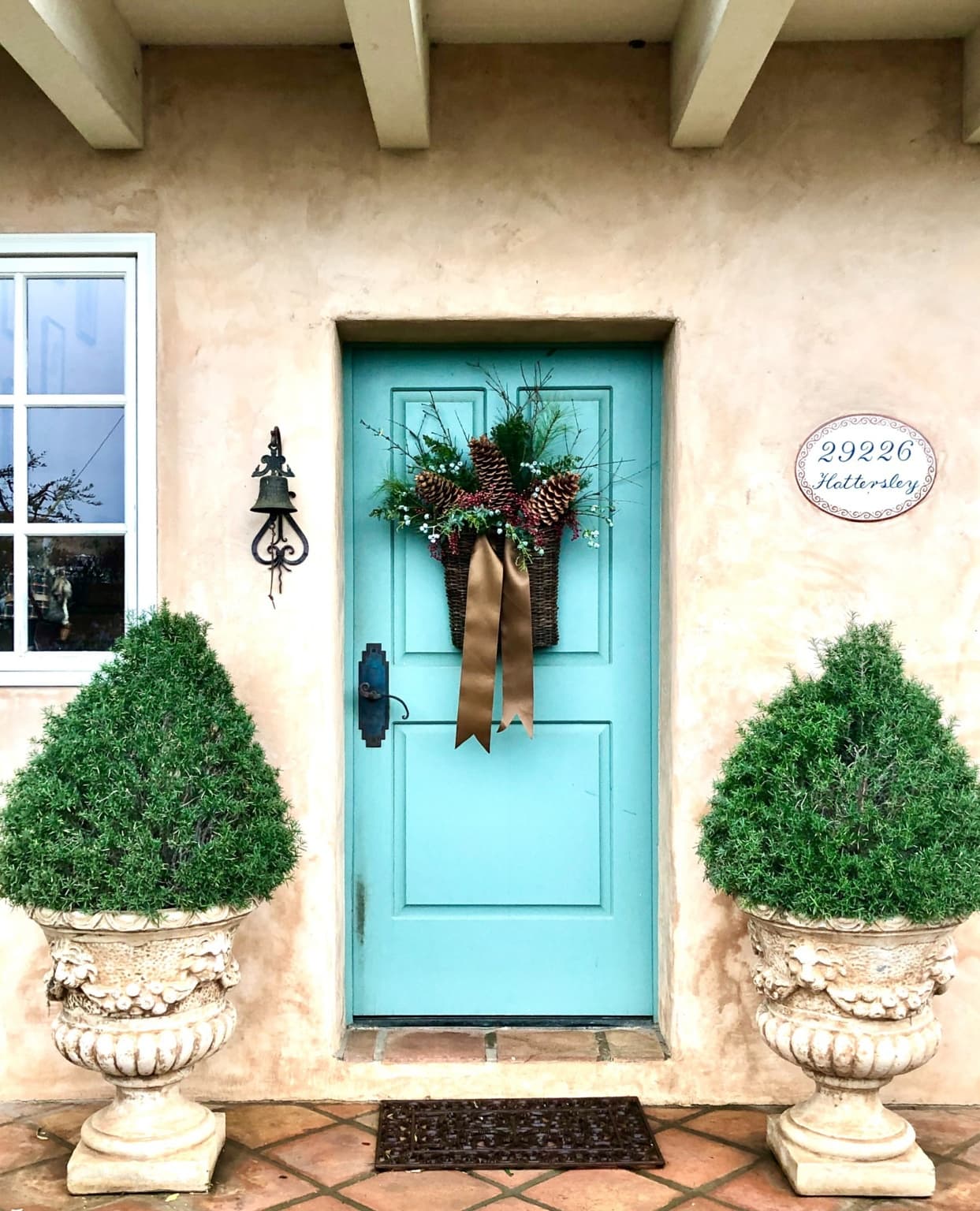 christmas front door