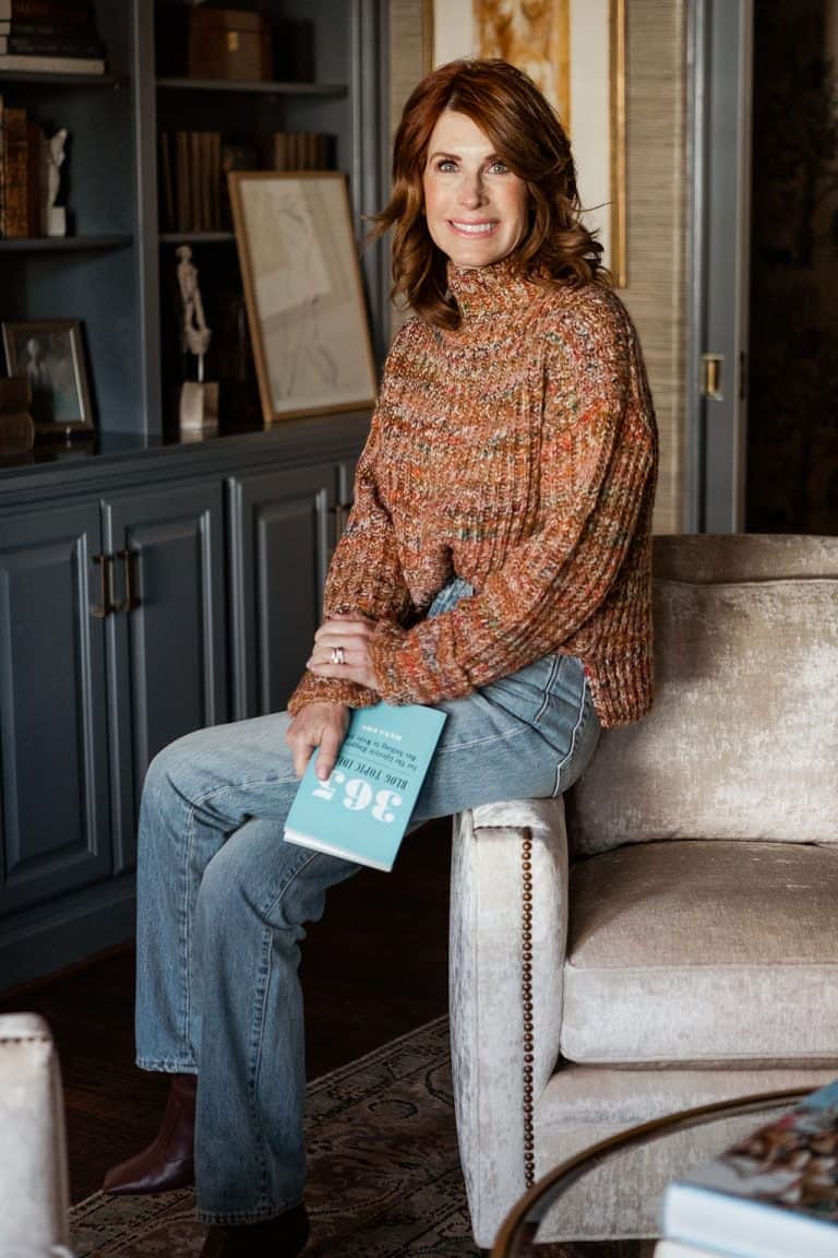 cathy in madewell turtleneck