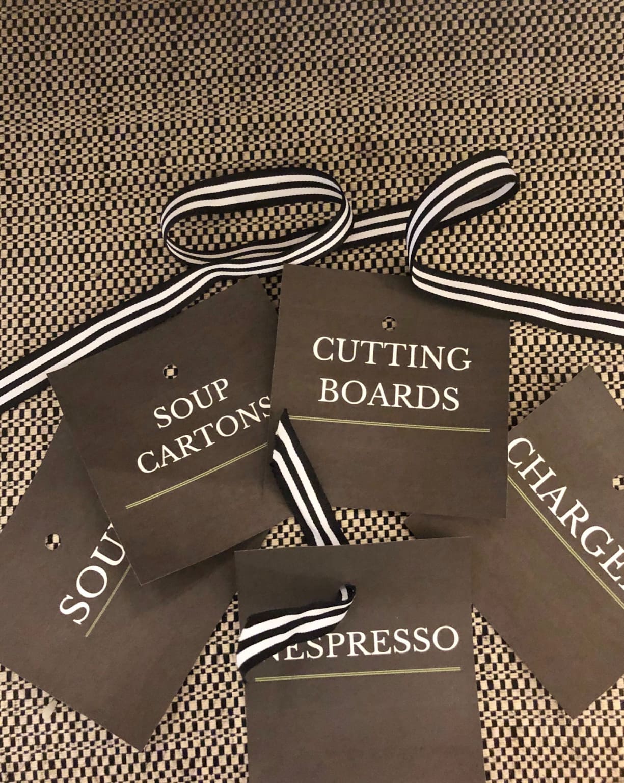 pantry tags made on canva