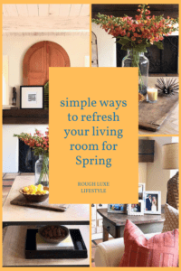 Simple Ways to refresh your living room for spring