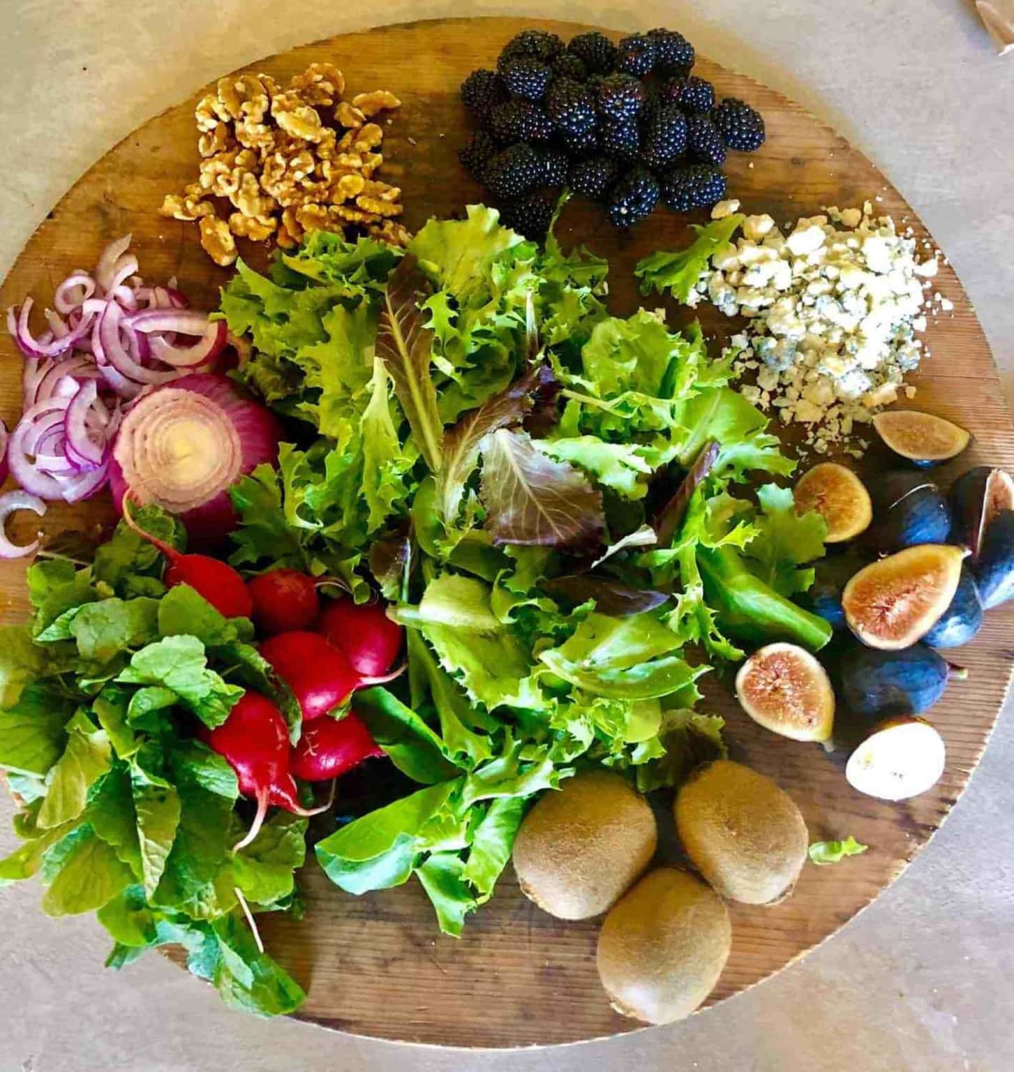 fresh salad ingredients cindy hattersley