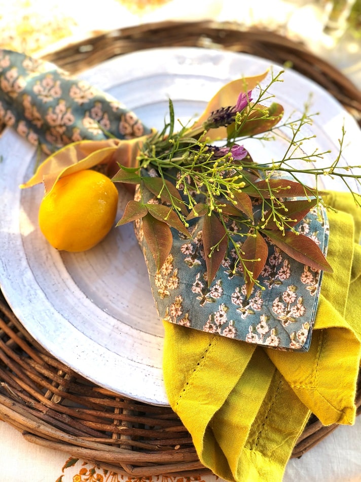 Easy to Create Spring Bottle Tablescape