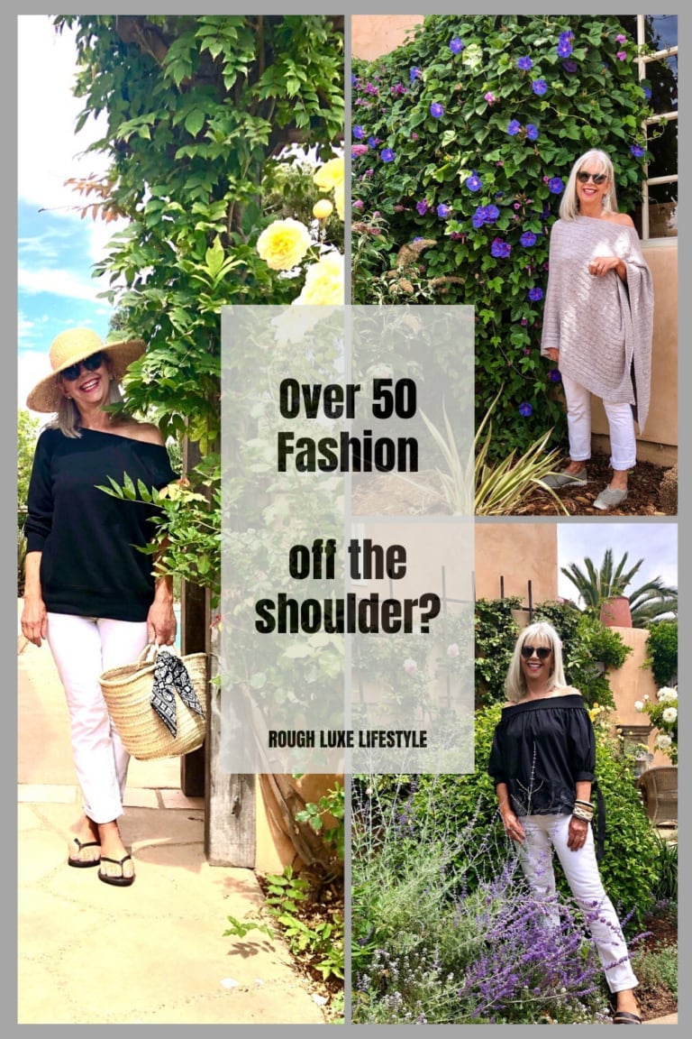 Over 50 Fashion Bare Shoulders