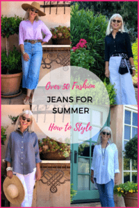 Over 50 Fashion-Summer Jean Styling