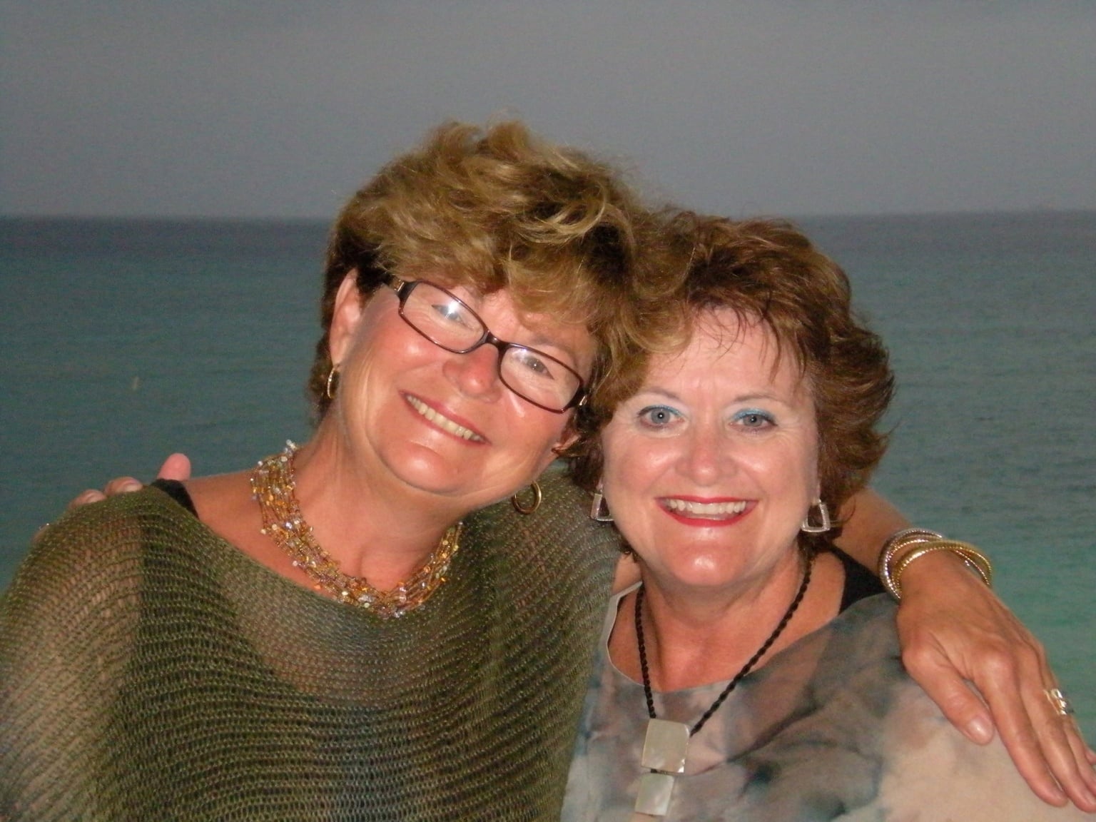 Cathy and her lifelong friend Cheryl
