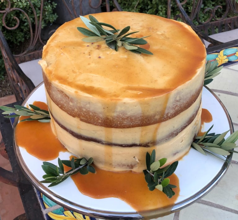 Pumpkin Salted Caramel Cake