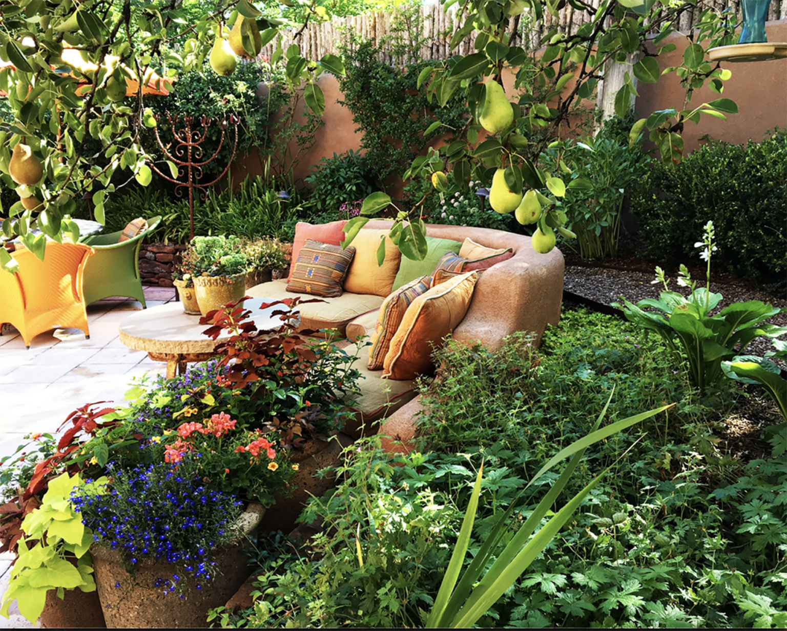LINDA APPLEWHITE SANTA FE GARDEN ON CINDY HATTERSLEY'S BLOG