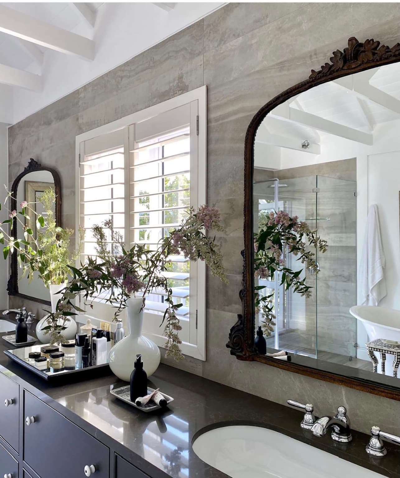 sue bond master bath in her western cape retreat