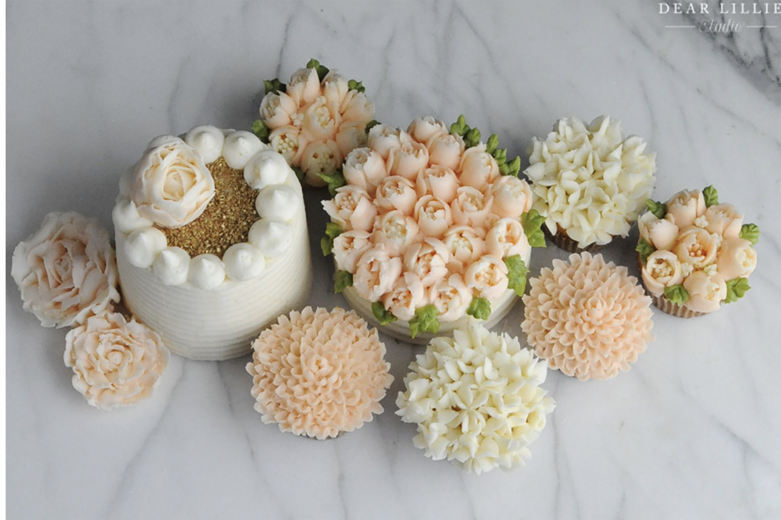 dear lillie tulip cupcakes on cindy hattersley's blog