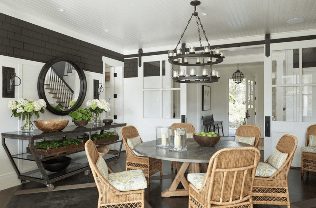 mark sikes portola valley dining room mark sikes portola valley Round Dining Table