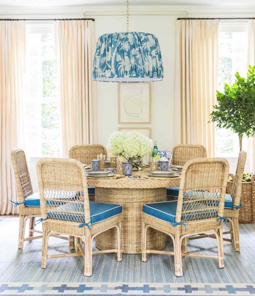 Sarah Bartholomew wicker dining spac Sarah Bartholomew wicker Round Dining Table