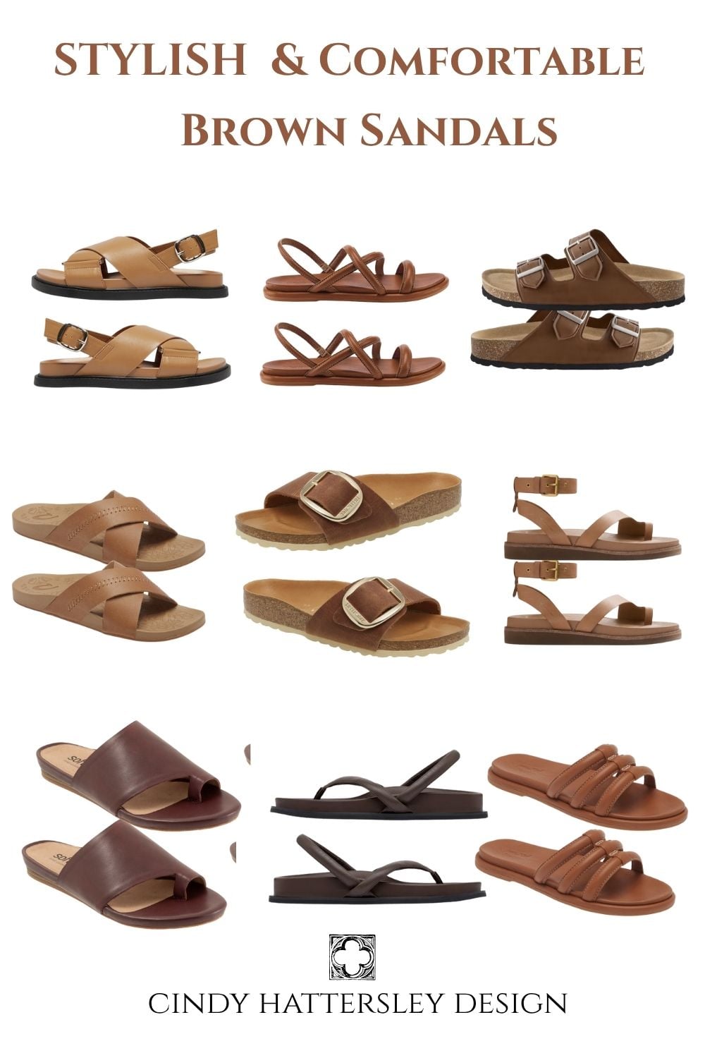 Stylish & Comfortable Brown Sandals