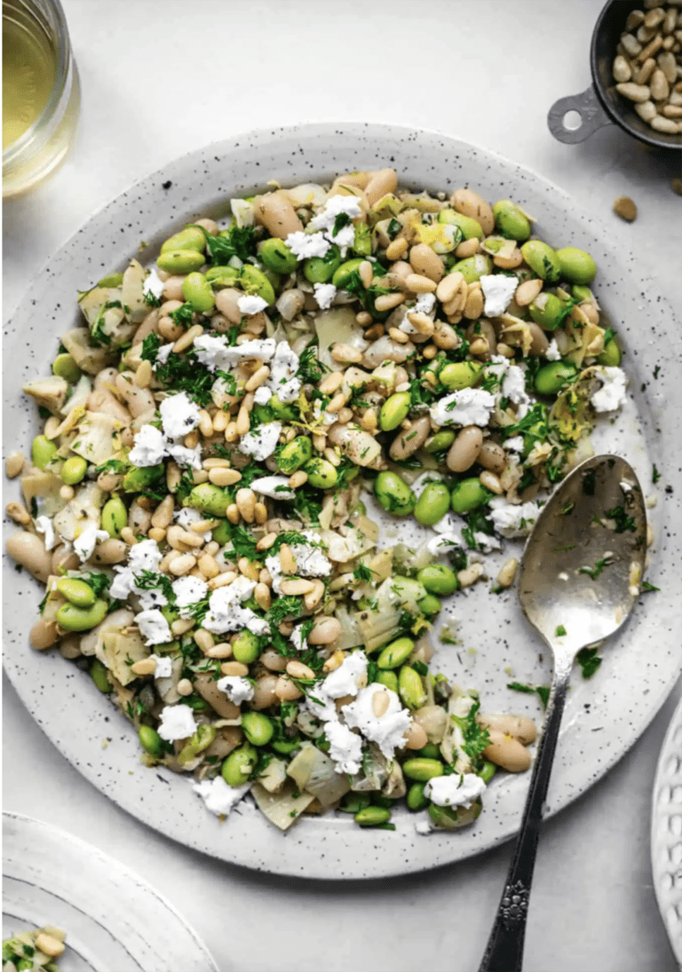 white bean salad FROM CROWDED KITCHEN