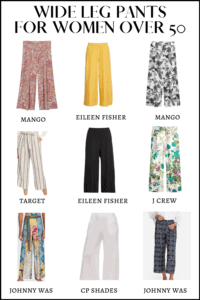 Wide Leg Pants for Women over 50