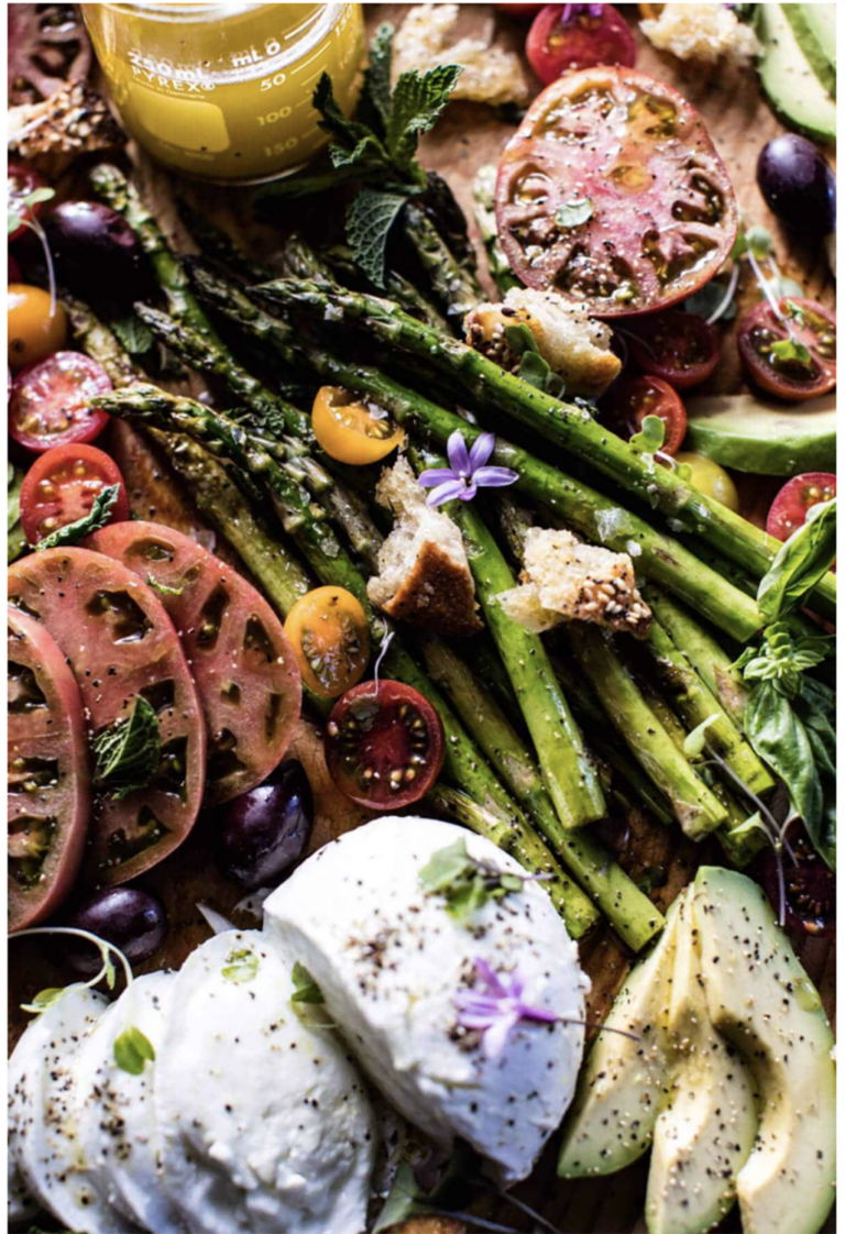 half baked harvest panzanella caprese salad