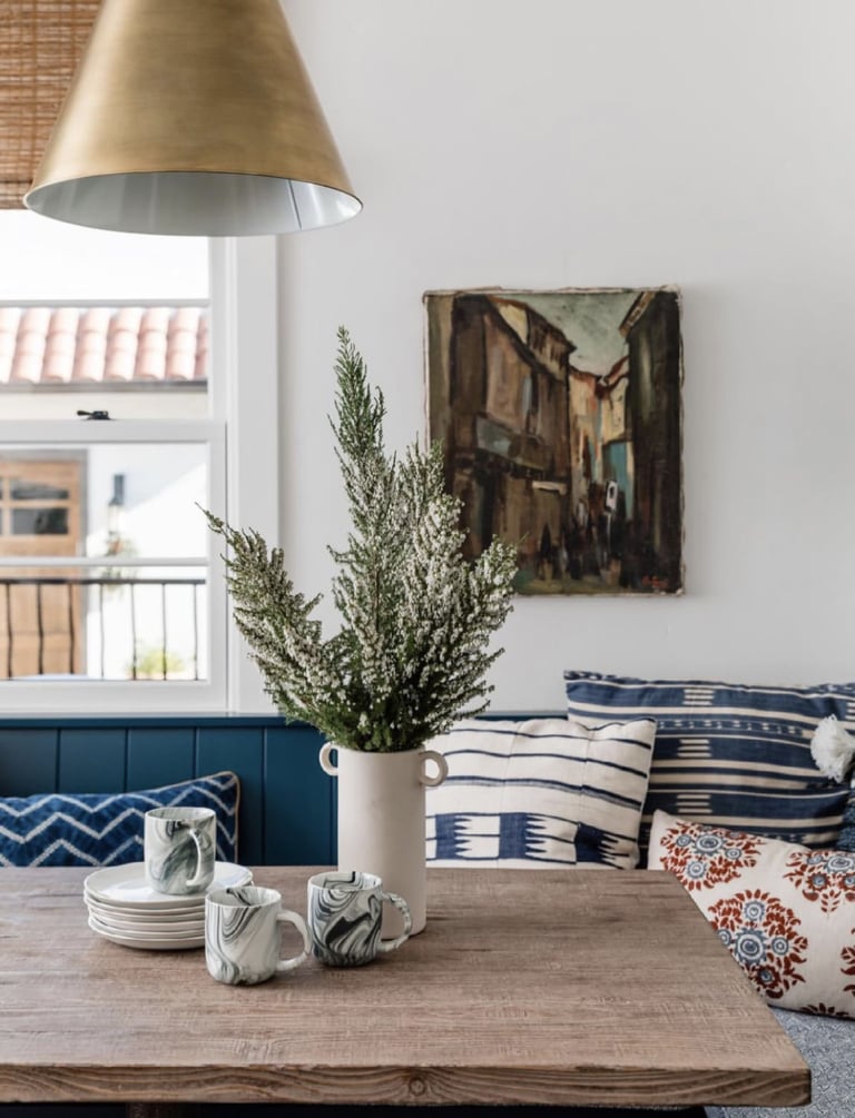 katie denham designed banquette