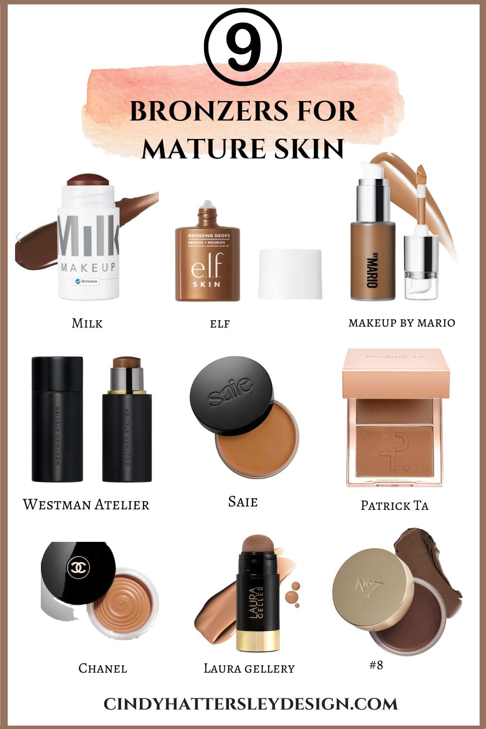 Nine Bronzers for Mature Skin 