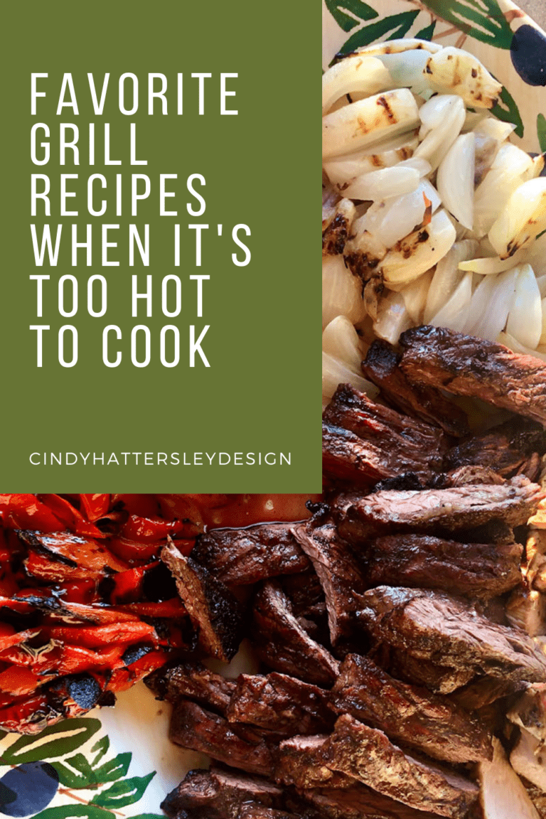 grill recipes when it's too hot to cook