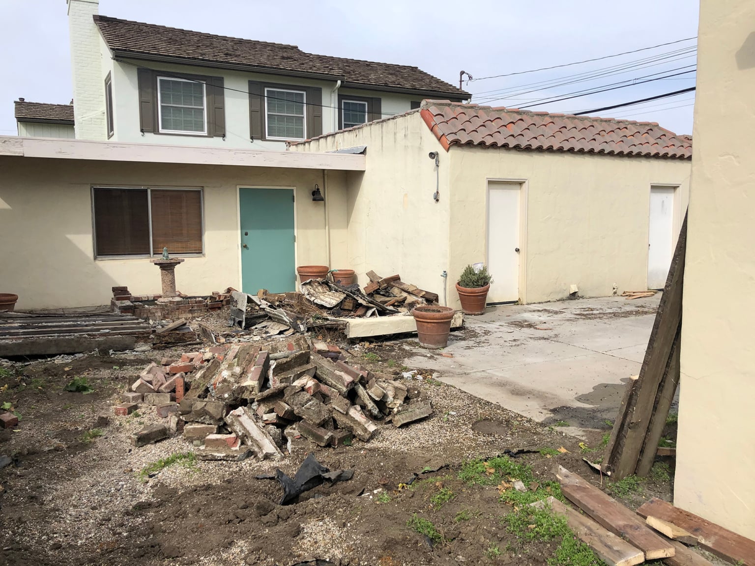 cindy hattersley's backyard reno in progress