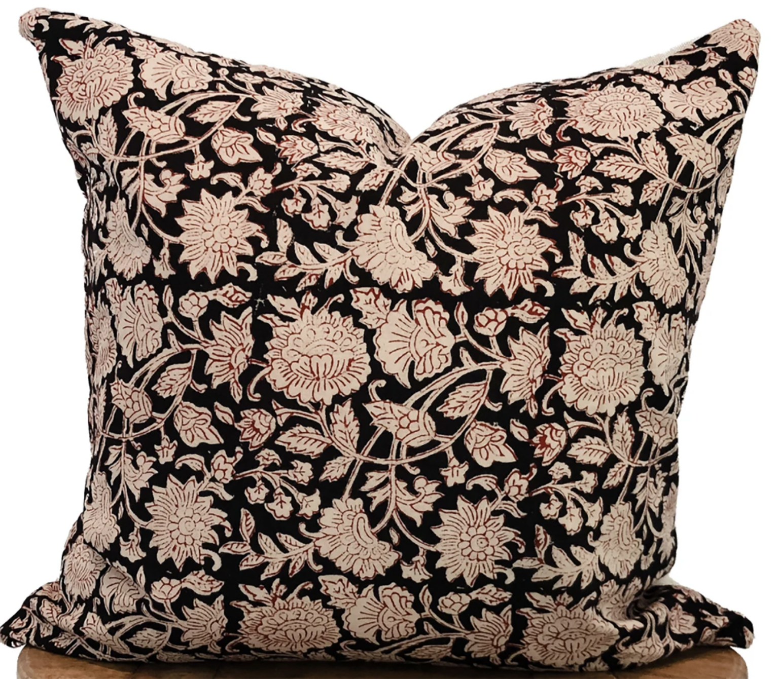 black and red Breescia home pillow