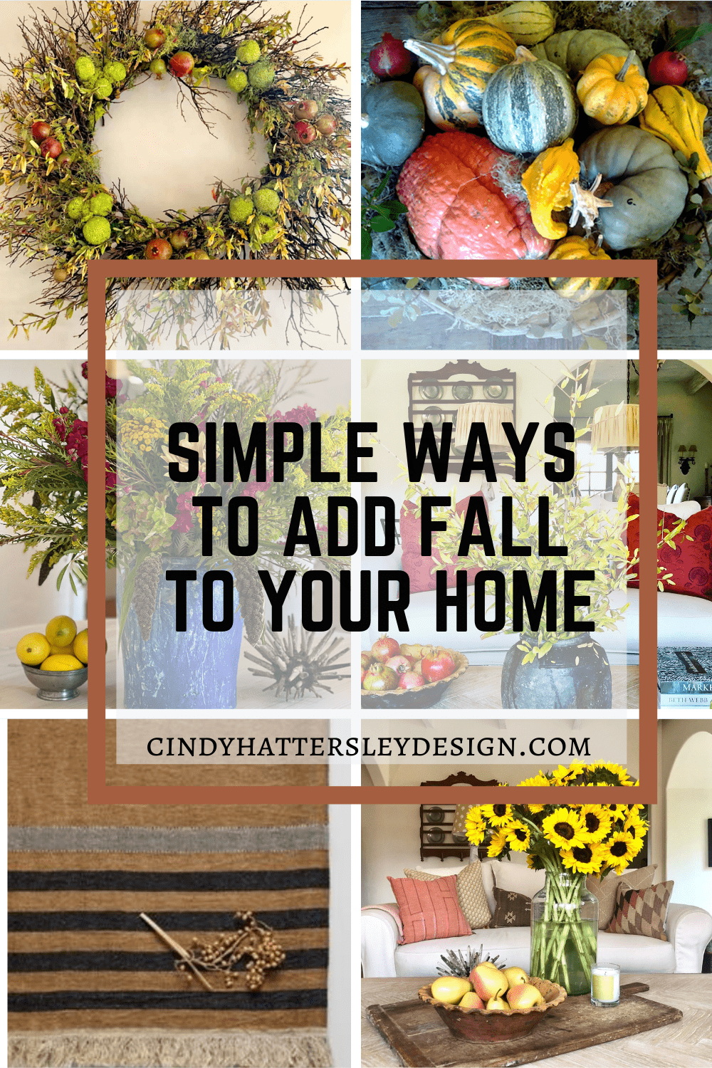 simple ways to add fall to your home