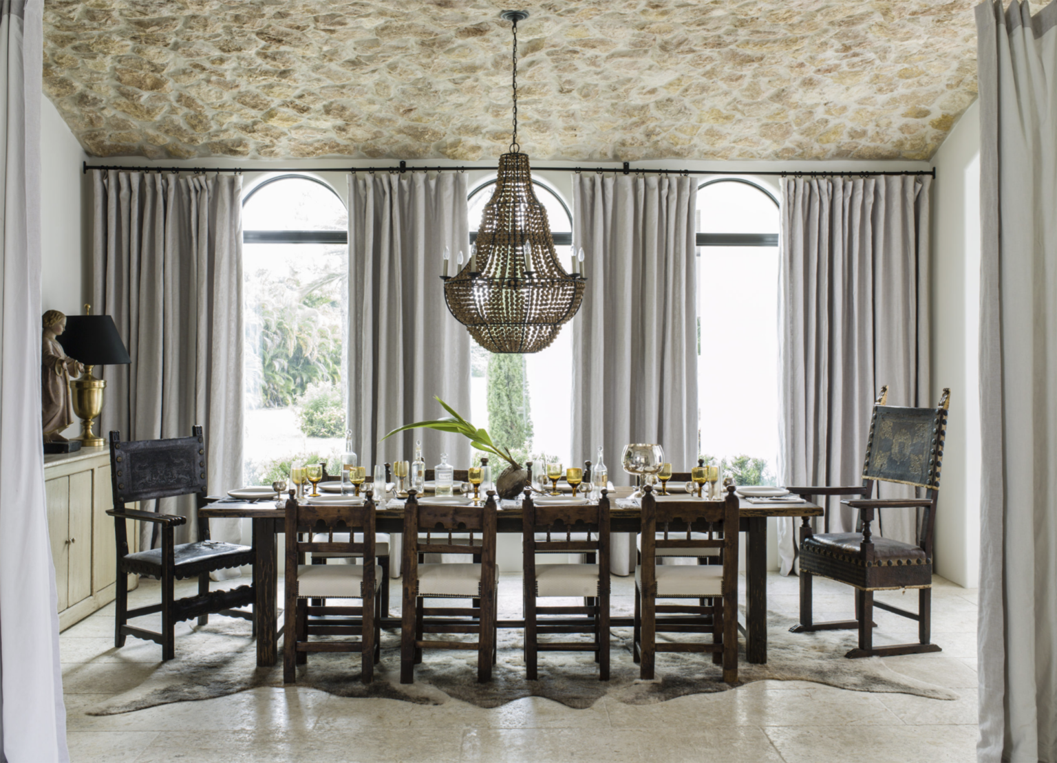 lauren liess designed dining room