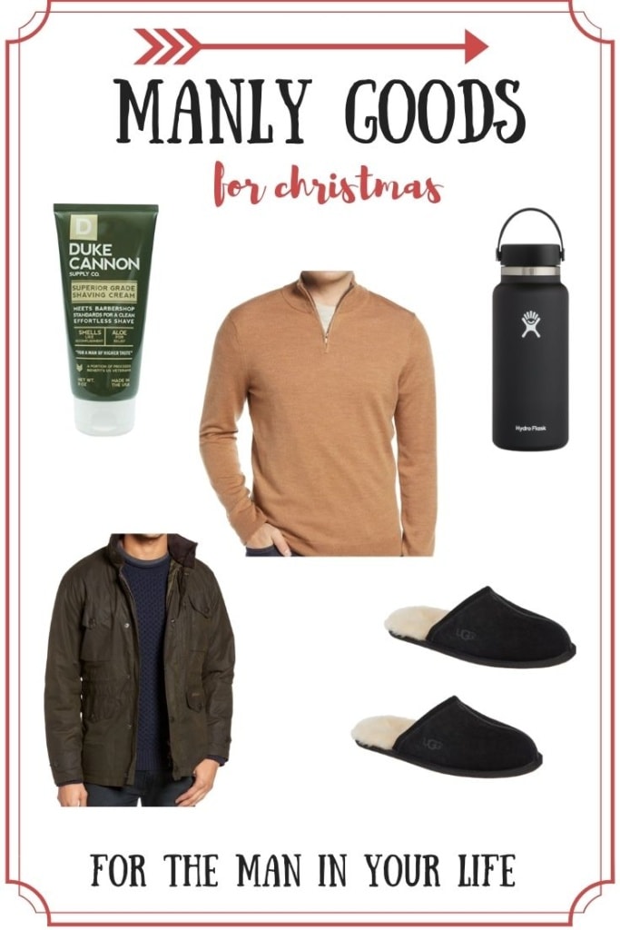 manly goods christmas gift guide for him