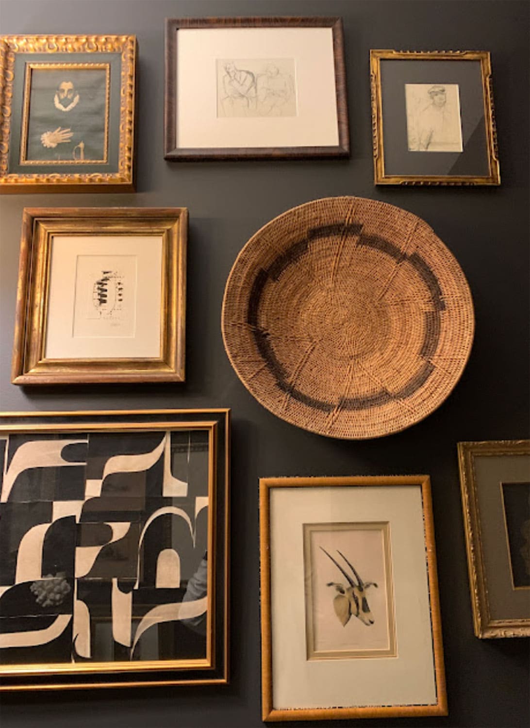 sherry-hart-gallery-wall-with-basket