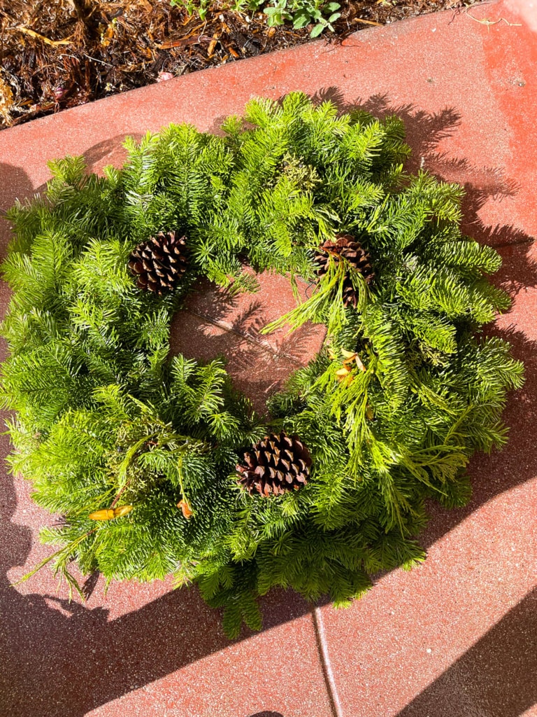 simple green costco wreath