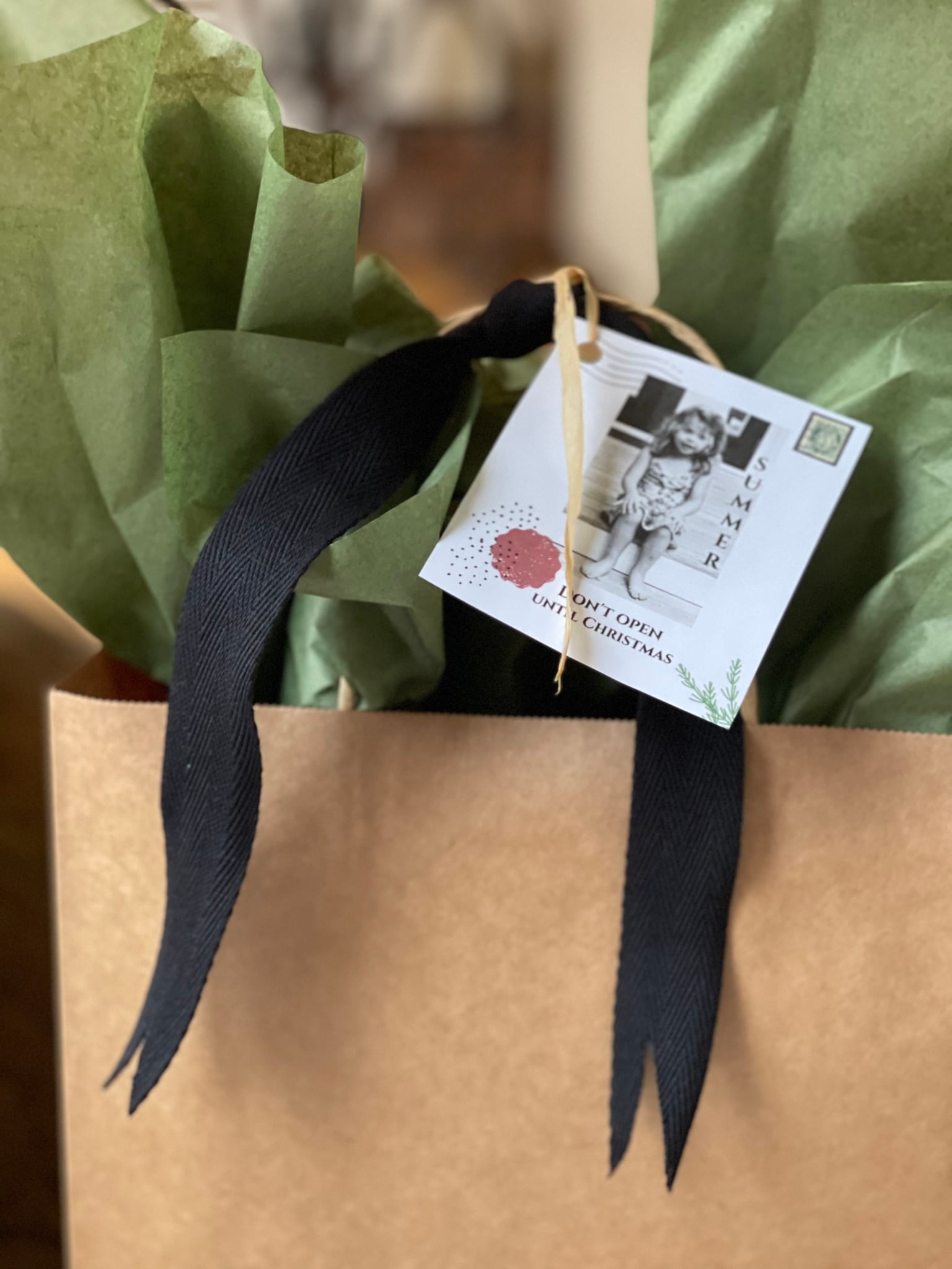 cindy hattersley gift tag she created for her granddaughter's gifts